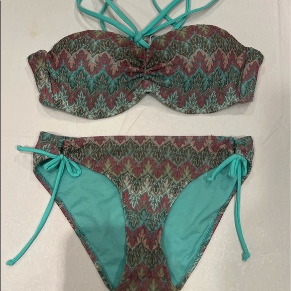 Apollo Jackets & Blazers - New Apollo Green & Violet Zig Zag Bikini